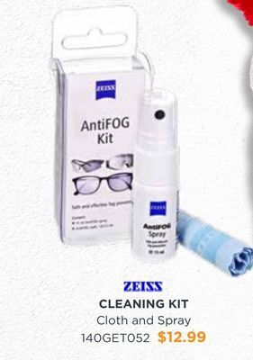 Henry's Zeiss cleaning kit cloth and spray offer