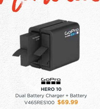 Henry's Gopro hero 10 dual battery charger + battery offer