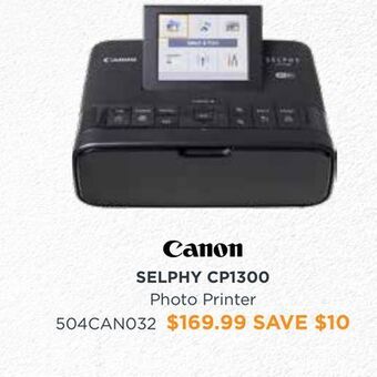 Henry's Canon selphy cp1300 photo printer offer
