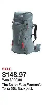 Sport Chek The north face women's terra 55l backpack offer
