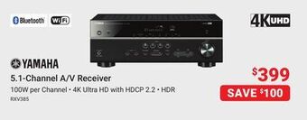 Visions Electronics Yamaha 5.1-channel a/v receiver offer