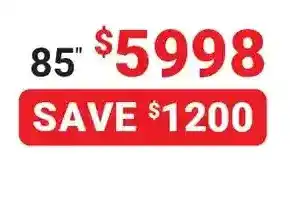 Visions Electronics Sony x95k 4k ultra hd hdr mini led smart google tv 85" offer