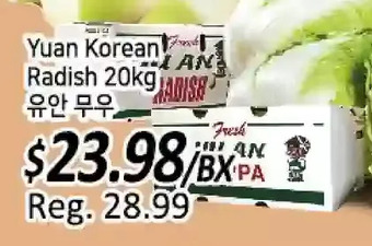 Galleria Supermarket Yuan korean radish offer