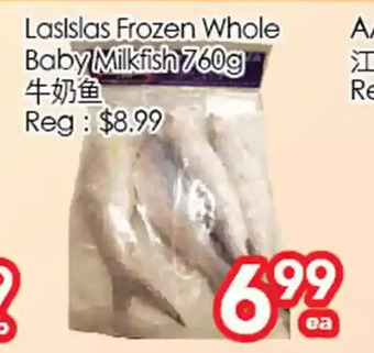 Superking Supermarket Laslslas frozen whole baby milkfish offer