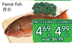 Ample Food Market Parrot fish offer