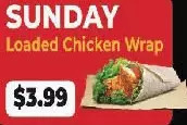 Ample Food Market Loaded chicken wrap offer
