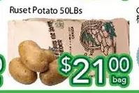Ample Food Market Ruset potato offer