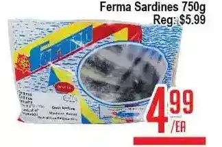 Skyland Foodmart Ferma sardines offer