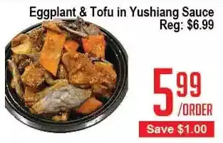 Skyland Foodmart Eggplant & tofu in yushiang sauce offer