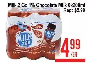 Skyland Foodmart Milk 2 go 1% chocolate milk offer