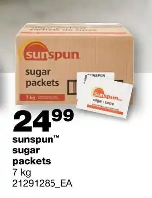 Wholesale Club Sunspun™ sugar packets, 7 kg offer