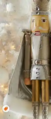 Home Depot Hah 24in champagne nutcracker offer