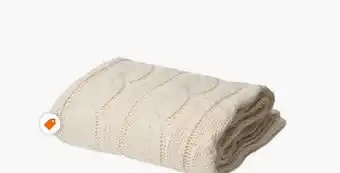 Home Depot Battilo home cable knit blanket offer