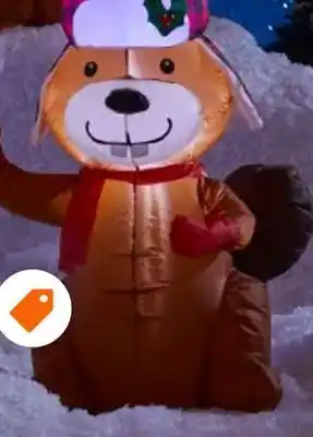 Home Depot Airblown beaver 3.5ft offer