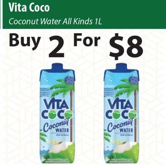 Healthy Planet Vita coco coconut water offer