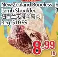 Hong Tai Supermarket Newzealand boneless lamb shoulder offer