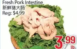 Hong Tai Supermarket Fresh pork intestine offer