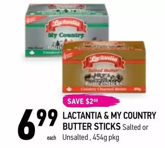 Coppa's Fresh Market Lactantia & my country butter sticks offer