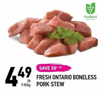 Coppa's Fresh Market Fresh ontario boneless pork stew offer