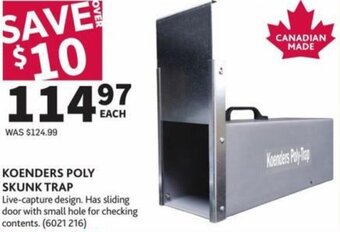 Co-op Koenders Poly Skunk Trap offer