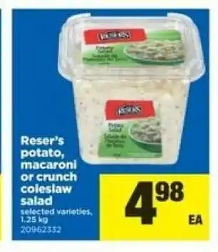 Real Canadian Superstore Reser's potato, macaroni offer