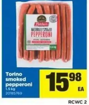 Real Canadian Superstore Torino smoked pepperoni offer