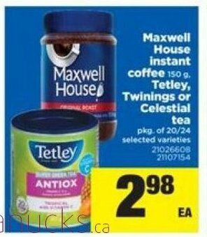 Real Canadian Superstore Maxwell house instant coffee offer