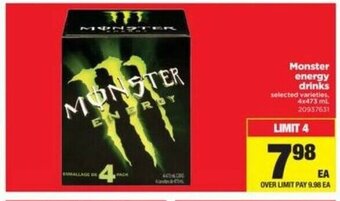 Real Canadian Superstore Monster energy drinks offer