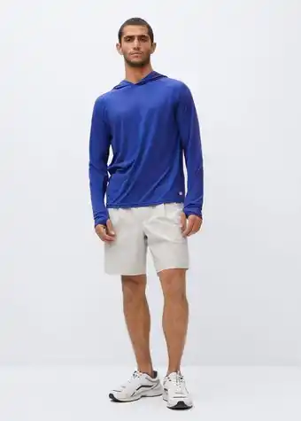 Mango Hooded breathable t-shirt offer