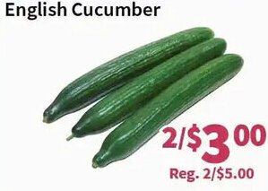 Blue Sky Supermarket English Cucumber offer