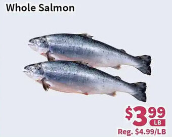 Blue Sky Supermarket Whole Salmon offer