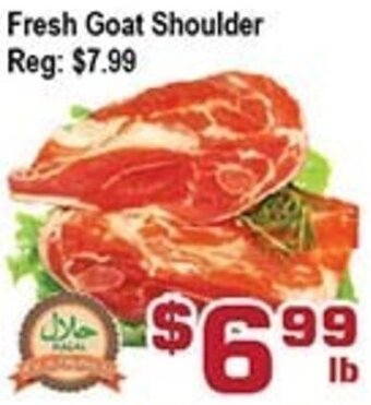 Top Food Supermarket Fresh Goat Shoulder offer