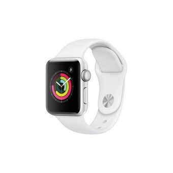 Best Buy Refurbished (good) - apple watch series 3 (gps) - 38mm - silver aluminum case - white sport band offer