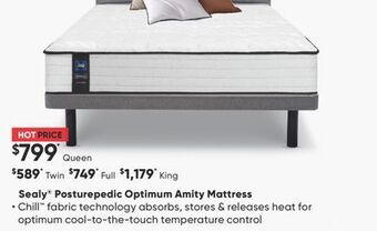 Sleep Country Sealy posturepedic optimum amity mattress offer