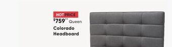 Sleep Country Colorado headboard offer