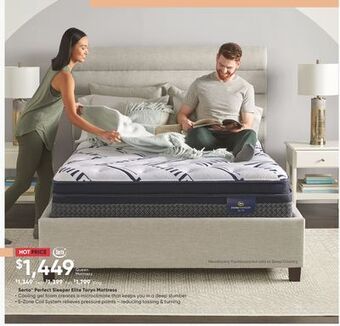 Sleep Country Serta perfect sleeper elite taryn mattress offer