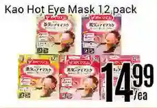 Nations Fresh Foods Kao Hot Eye Mask 12 Pack offer