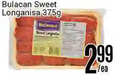 Nations Fresh Foods Bulacan Sweet Longanisa 375g offer