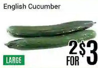 Nations Fresh Foods English Cucumber offer