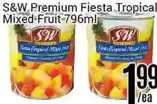 Nations Fresh Foods S&W Premium Fiesta Tropical Mixed Fruit 796ml offer