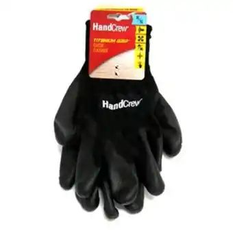 Lowe's Handcrew extra large titanium grip gloves offer