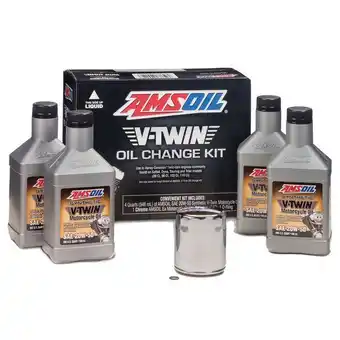Royal Distributing Amsoil v-twin oil change kit - hdck-ea offer