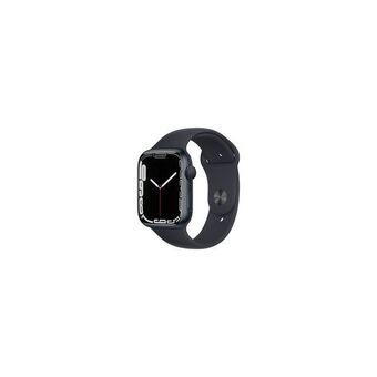 Best Buy Apple watch series 7 (gps) 45mm midnight aluminum case with midnight sport band - open box offer