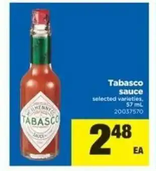 Real Canadian Superstore Tabasco sauce offer