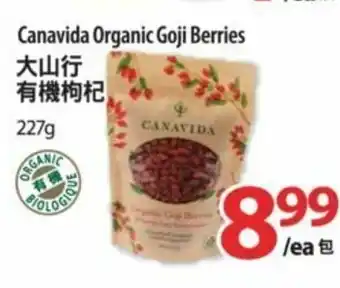 T&T Supermarket Canavida organic goji berries offer