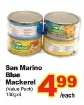 T&T Supermarket San marino blue mackerel offer