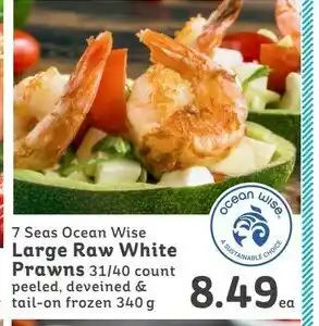 IGA Large raw white prawns offer