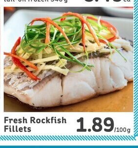 IGA Fresh rockfish fillets offer