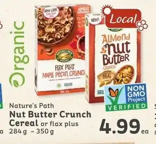 IGA Nut butter crunch cereal offer