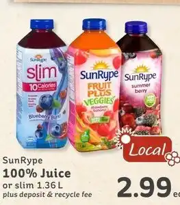 IGA 100% juice offer